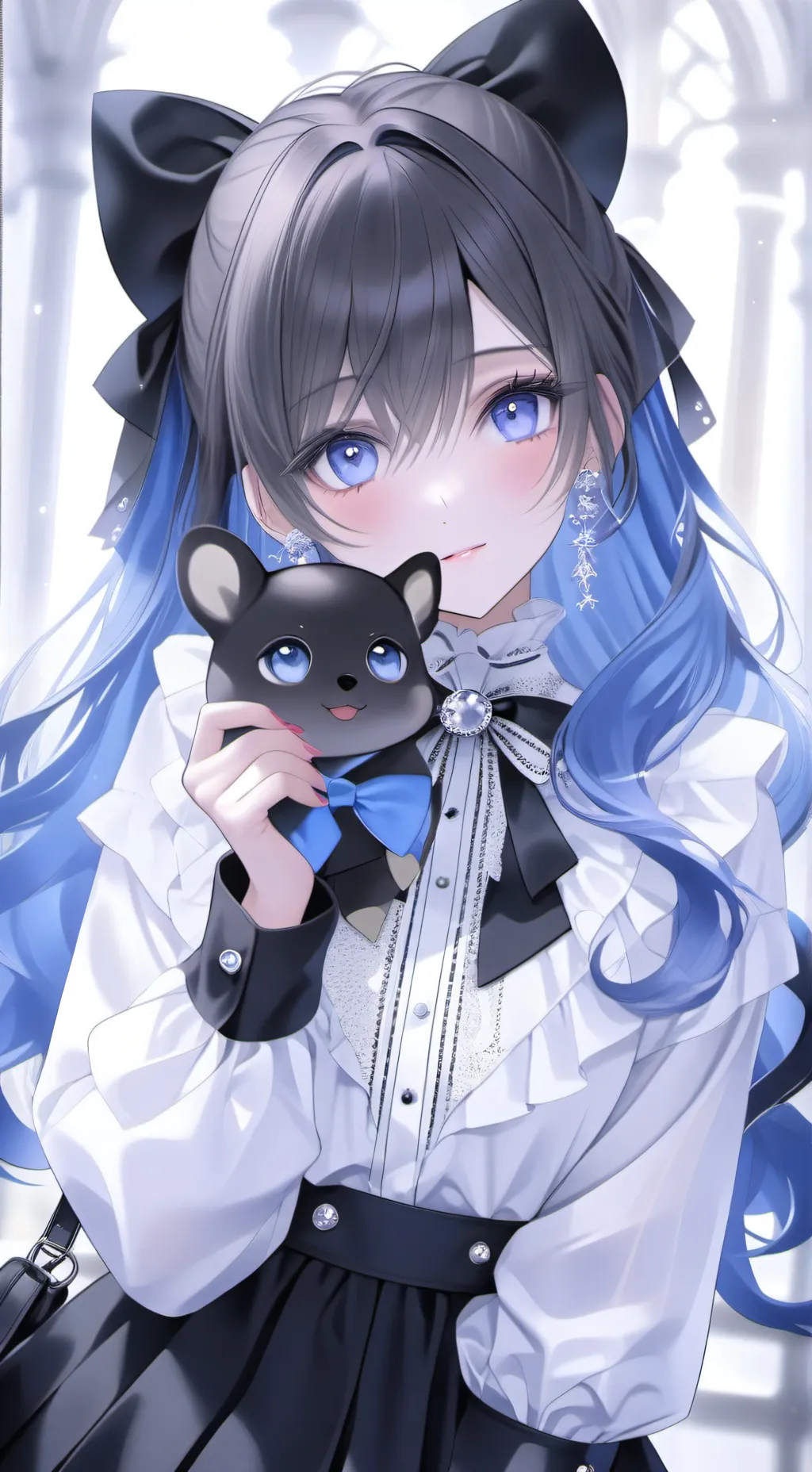 ai character: Violeta  background