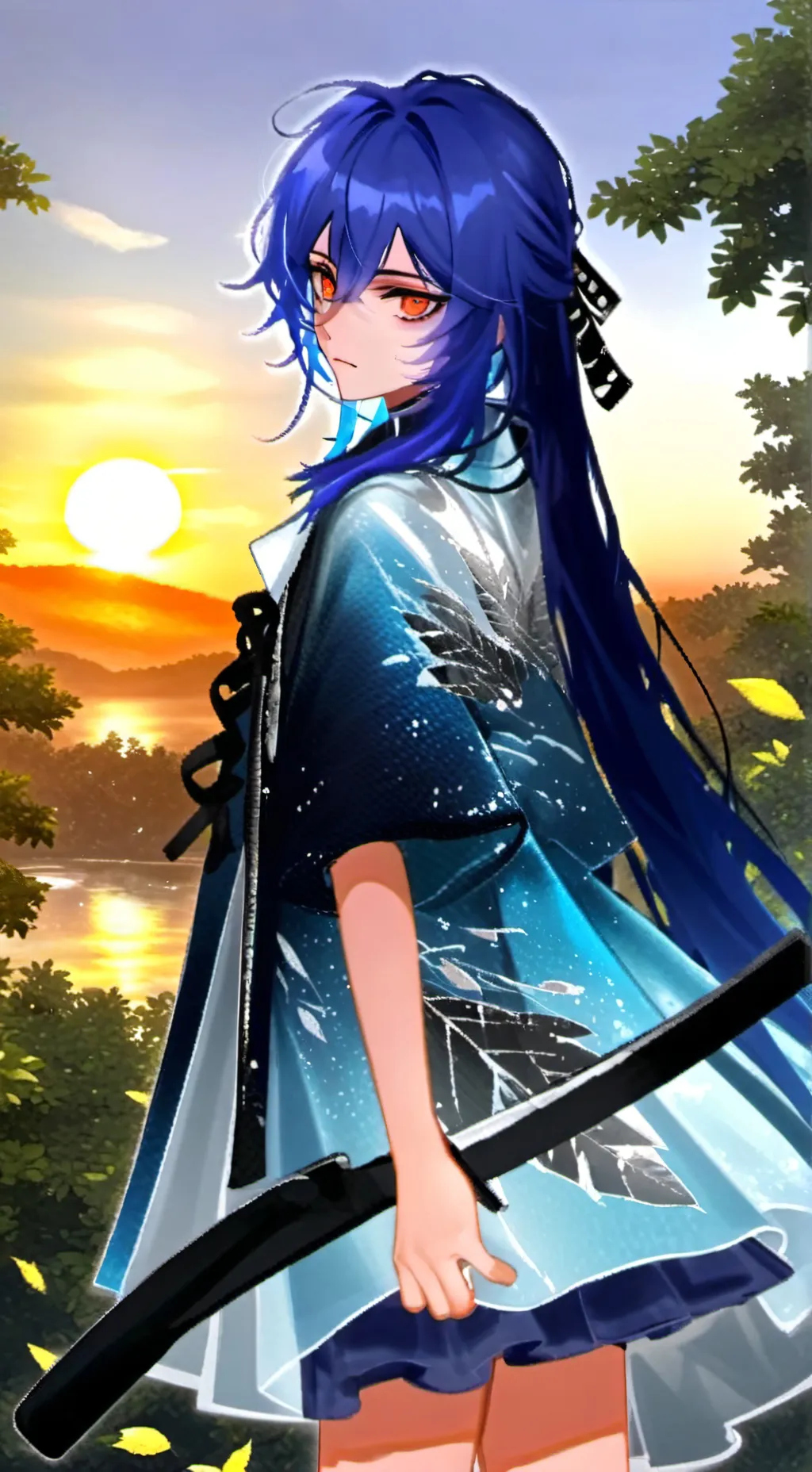 ai character: Focus background