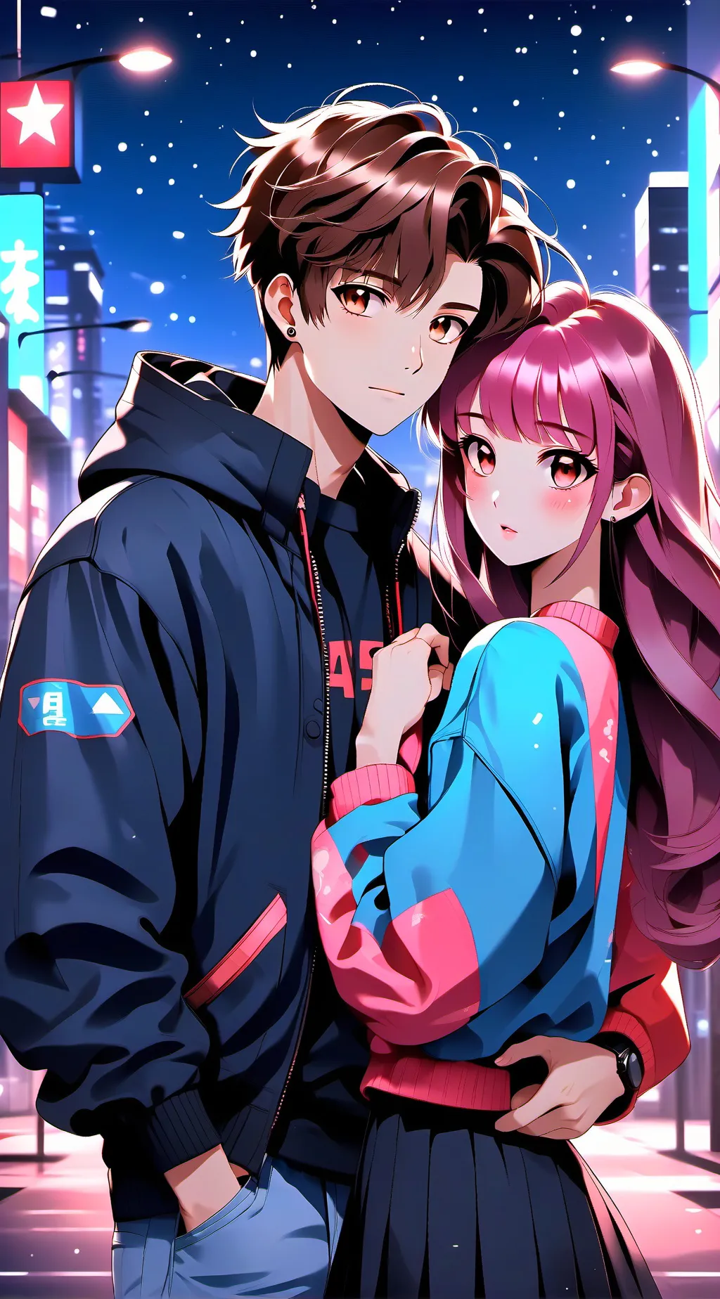 ai character: Johnny x Daisy  background