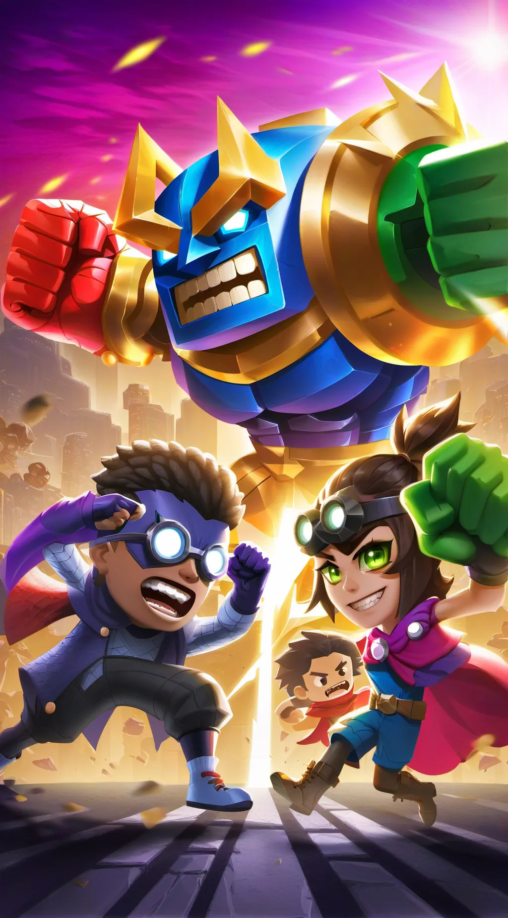 ai character: Polar fighters background