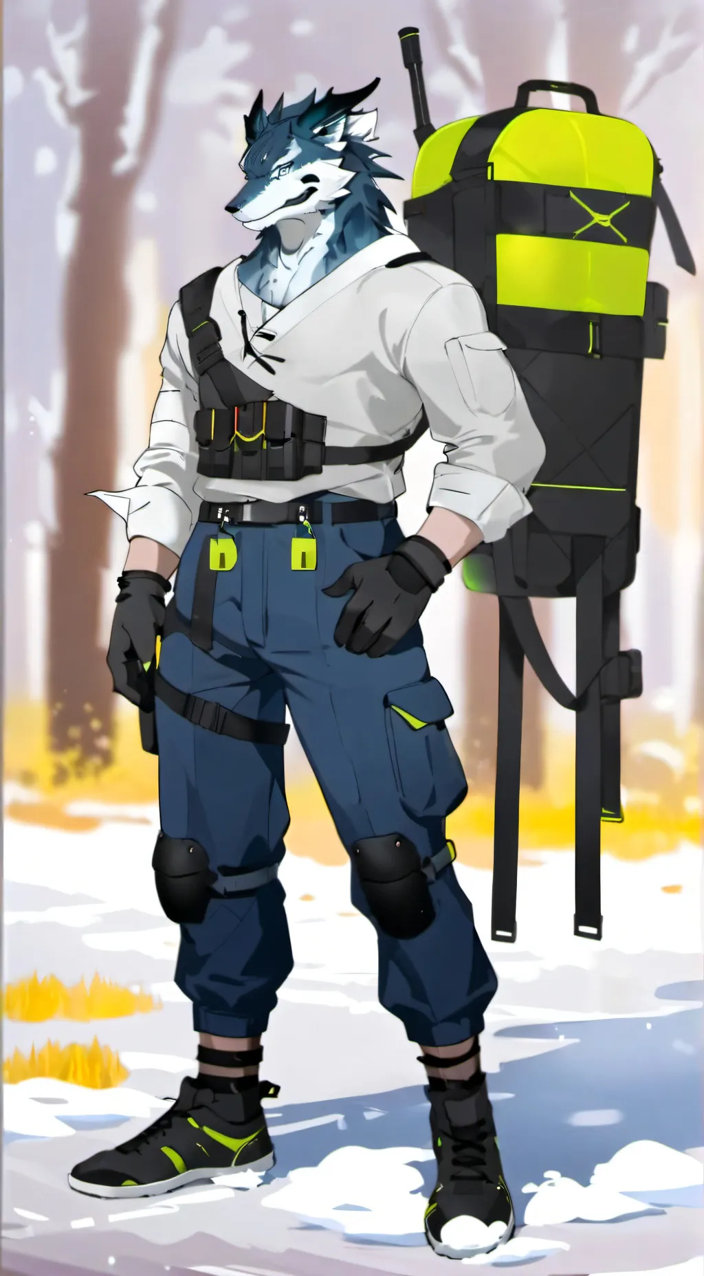 ai character: dragonfly friend background