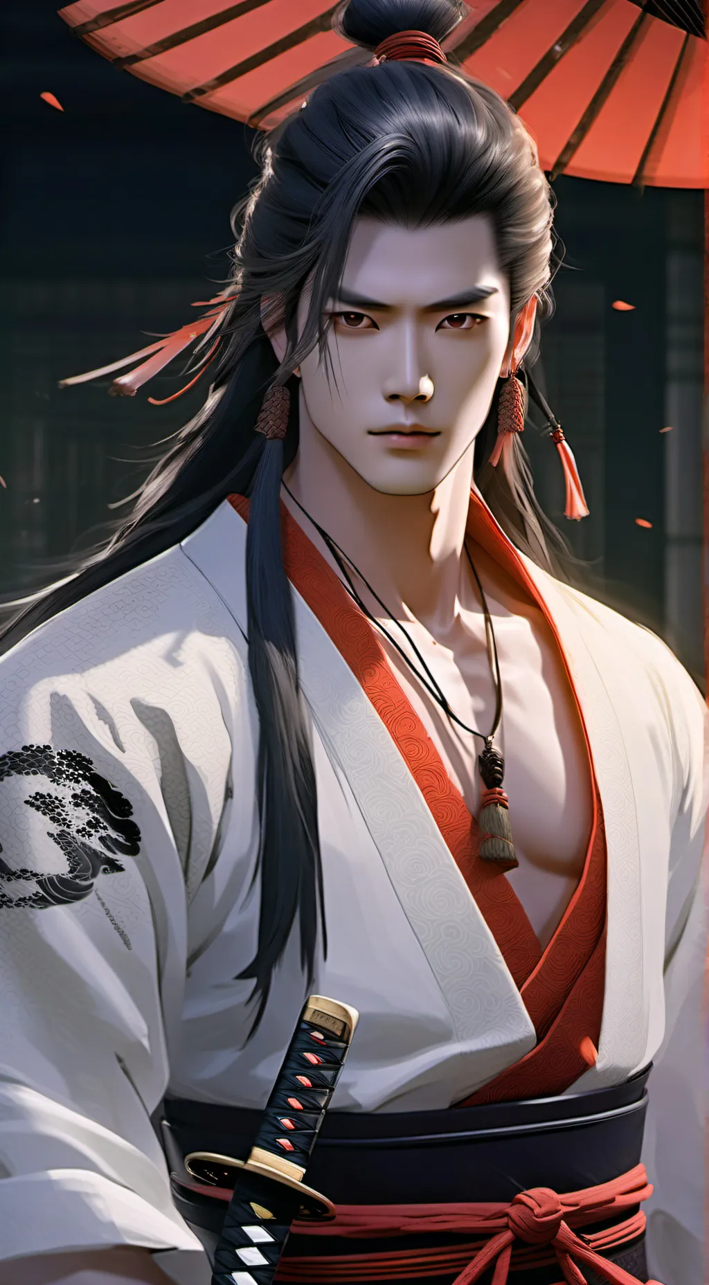 ai character: Kaito Shingen background