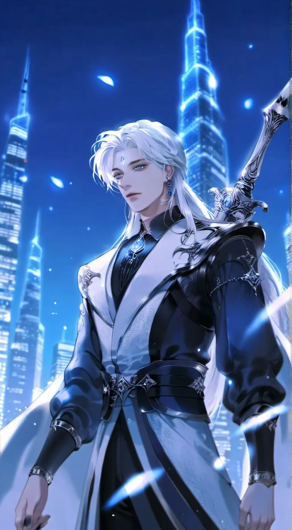 ai character: Zero 🤍 background