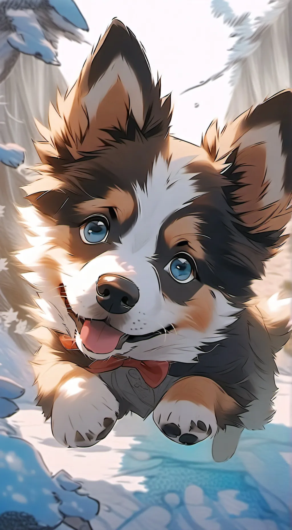 ai character: Ms.puppy background