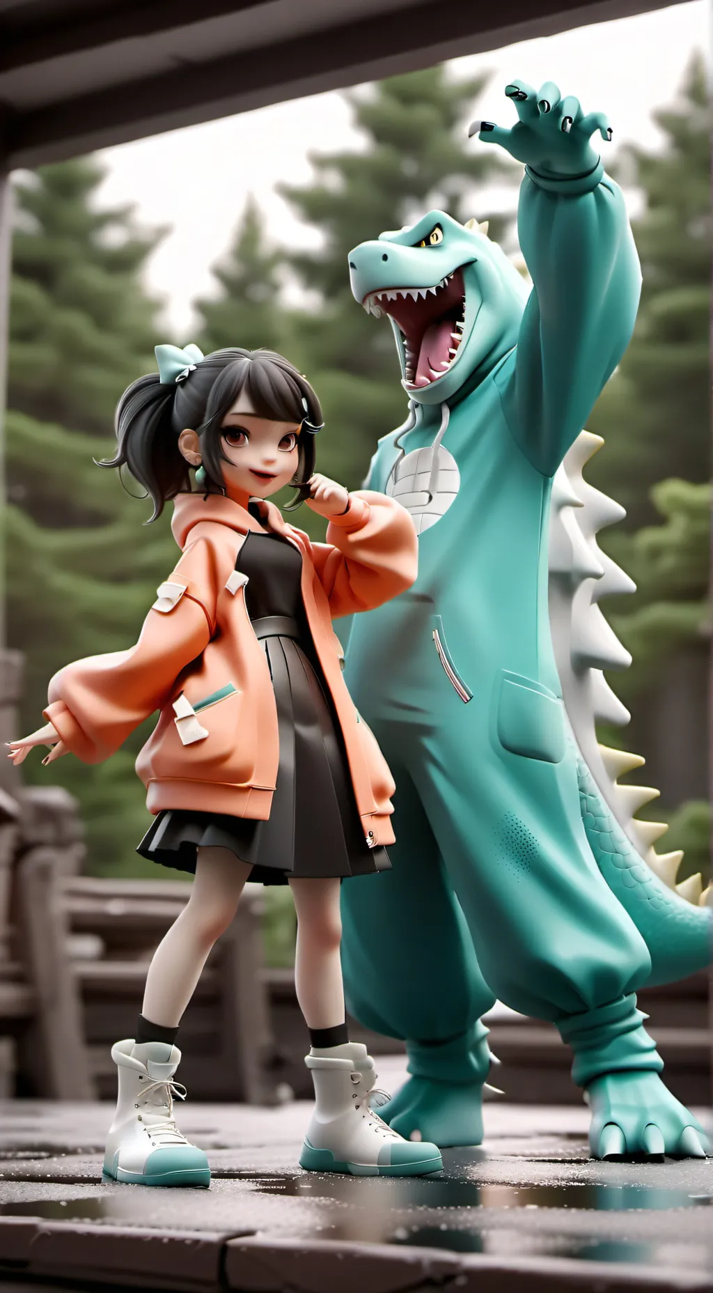 ai character: Japan convention? background