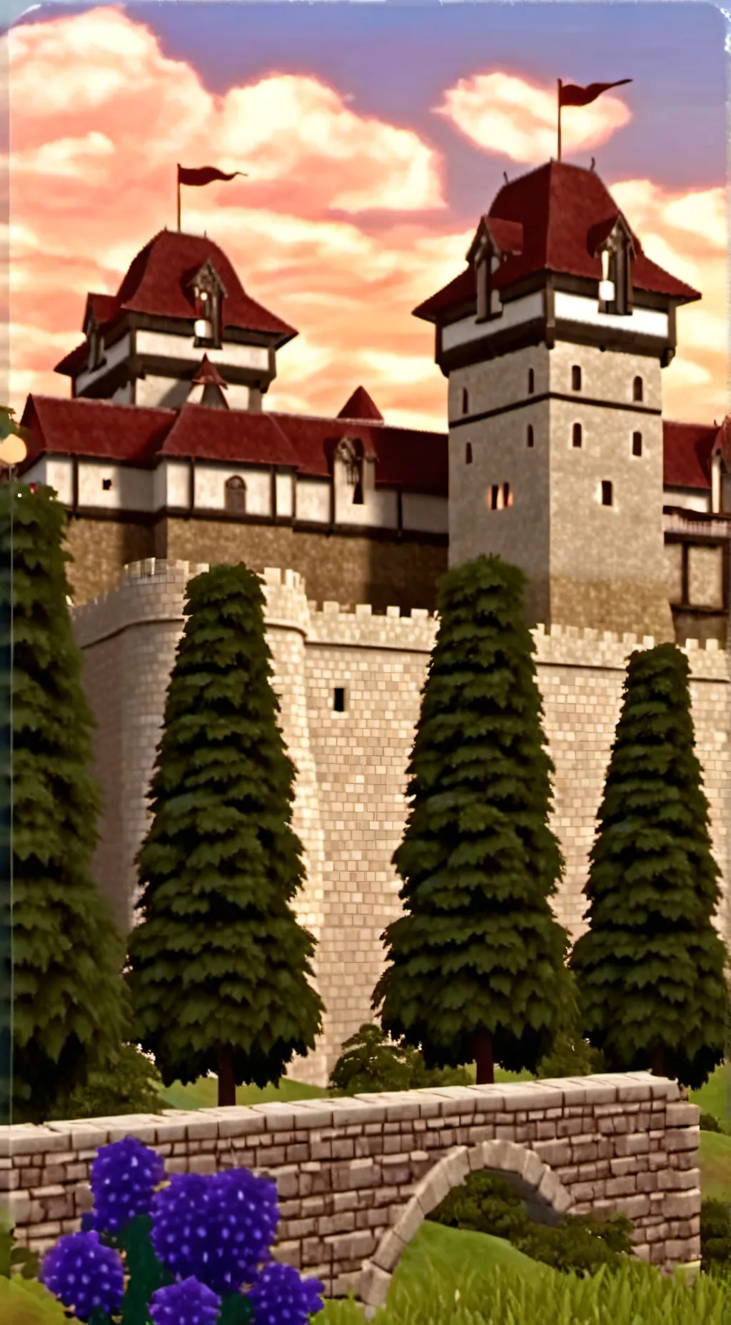 ai character: CASTLE background