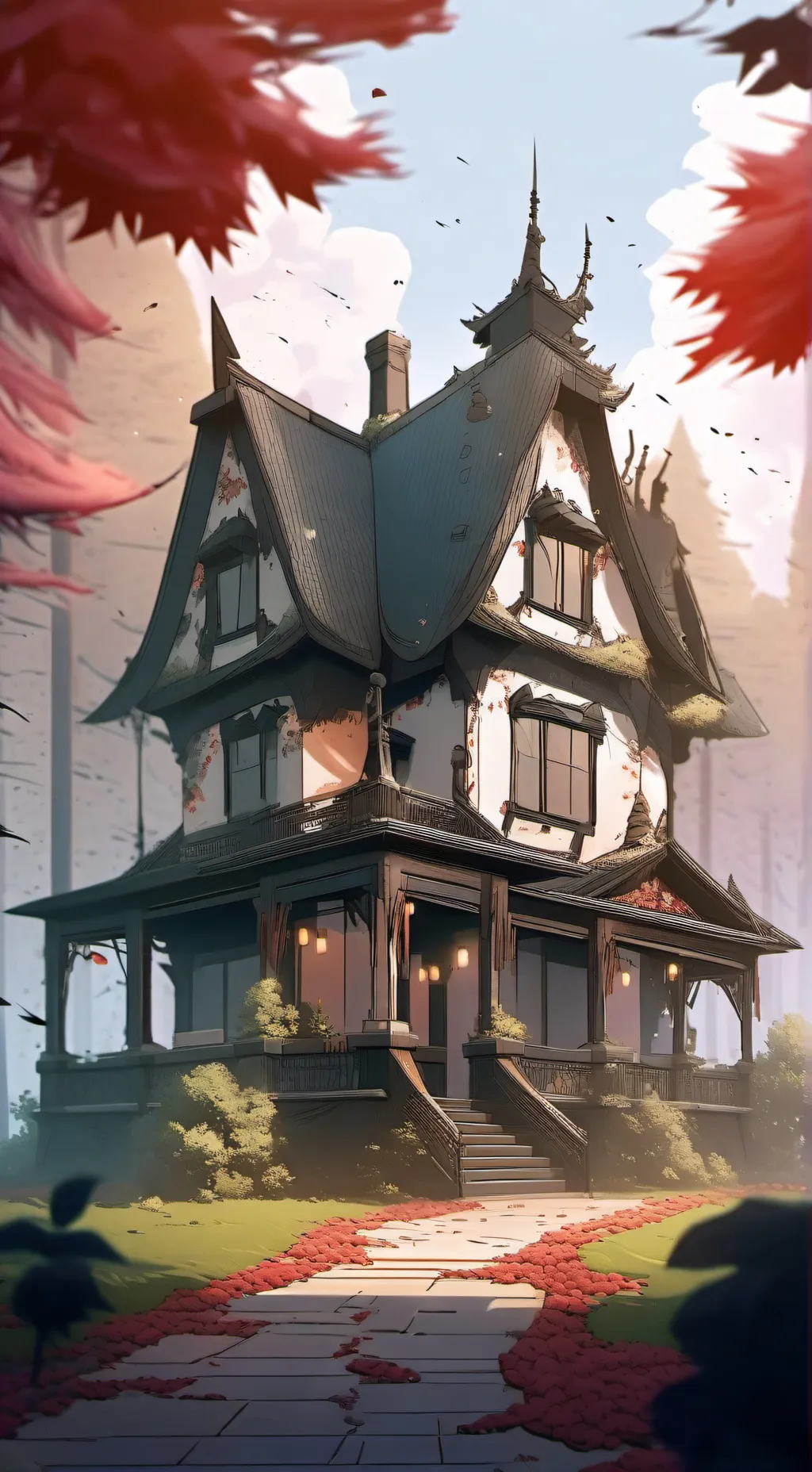 ai character: }~Creepypasta~{  background