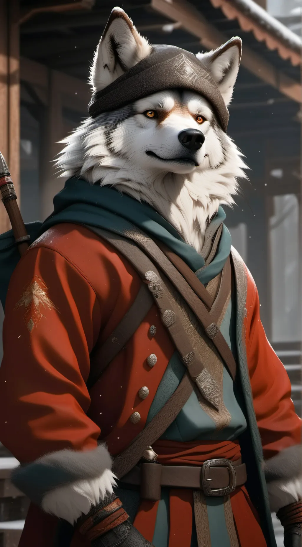 ai character: furry infection 🙀🤯 background