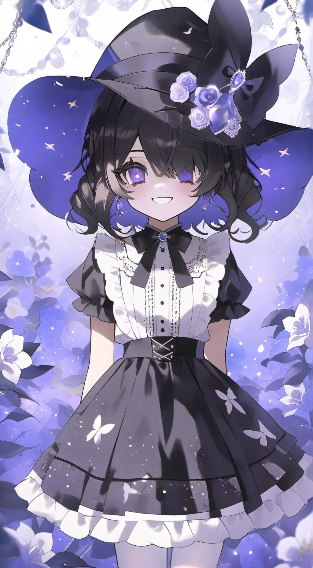 ai character: Secret killer girl background