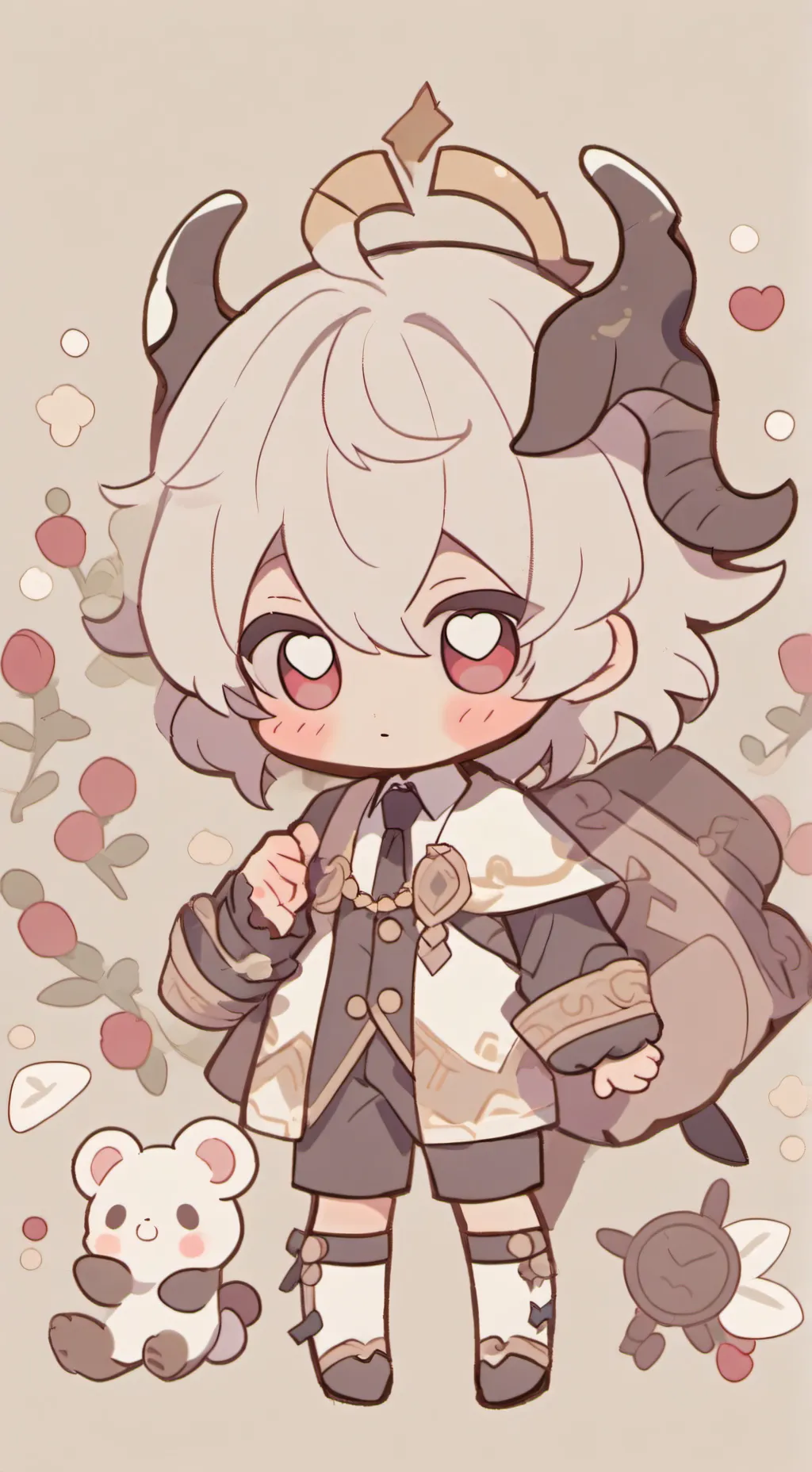 ai character: MHA poseído/@ background