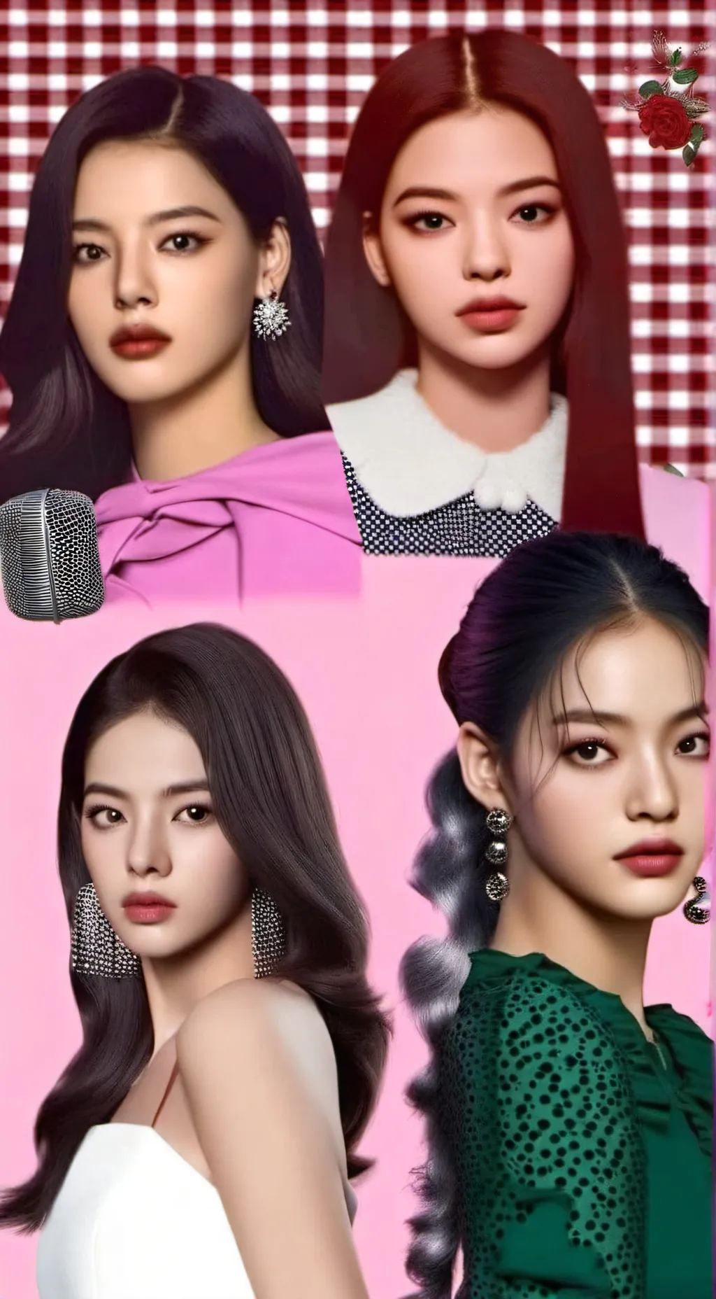 ai character: Blackpink  background