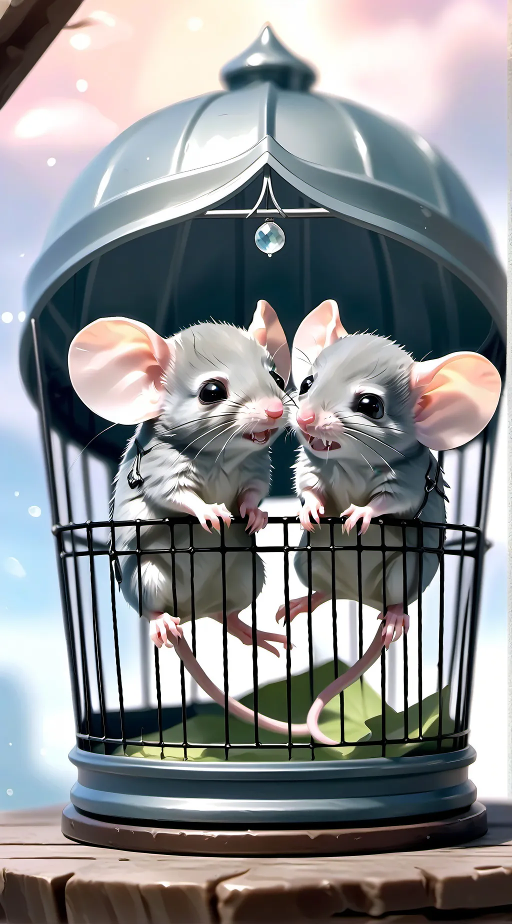 ai character: Ace and Casey  background