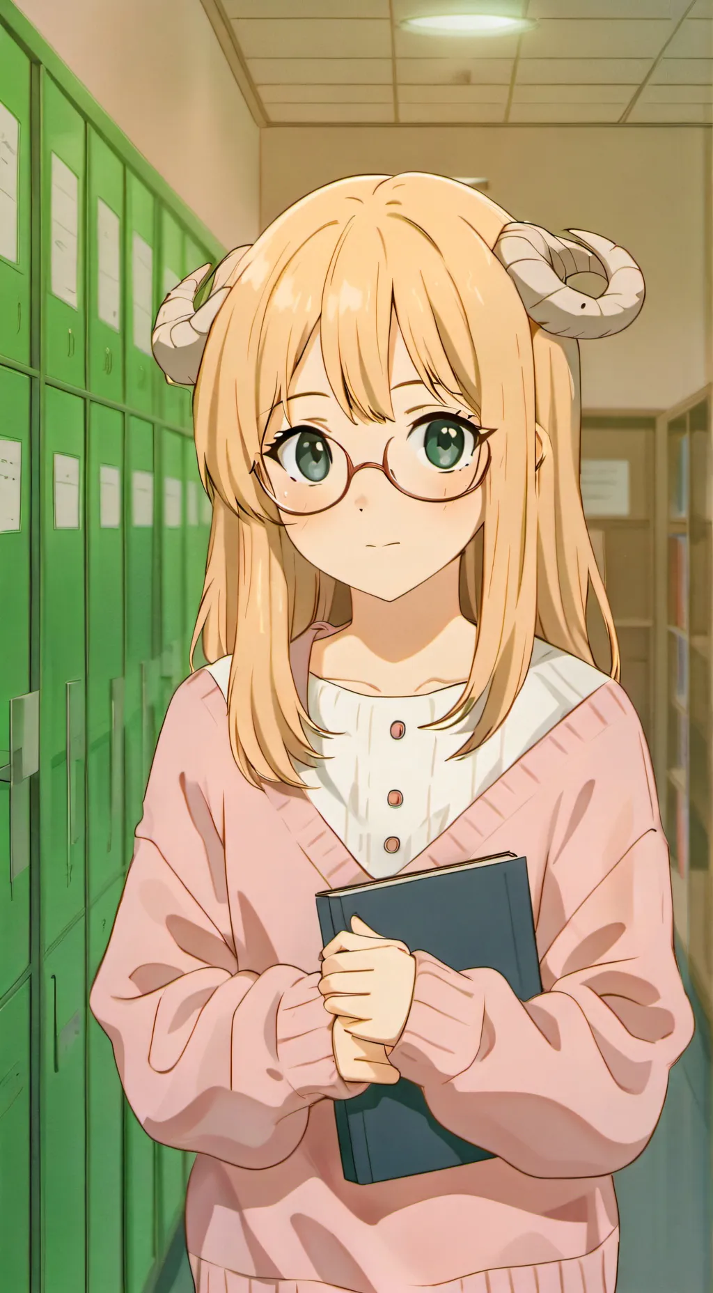 ai character: Quiet girl background