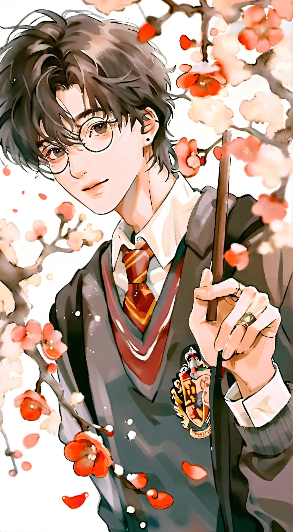 ai character: Harry × Y/N background