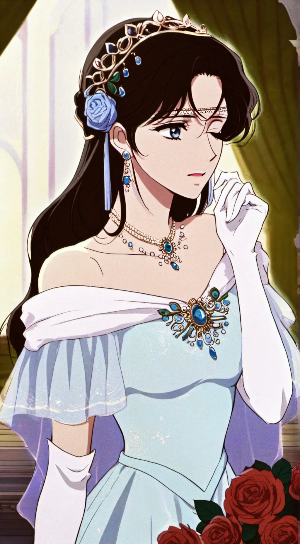 ai character: Beauty  background