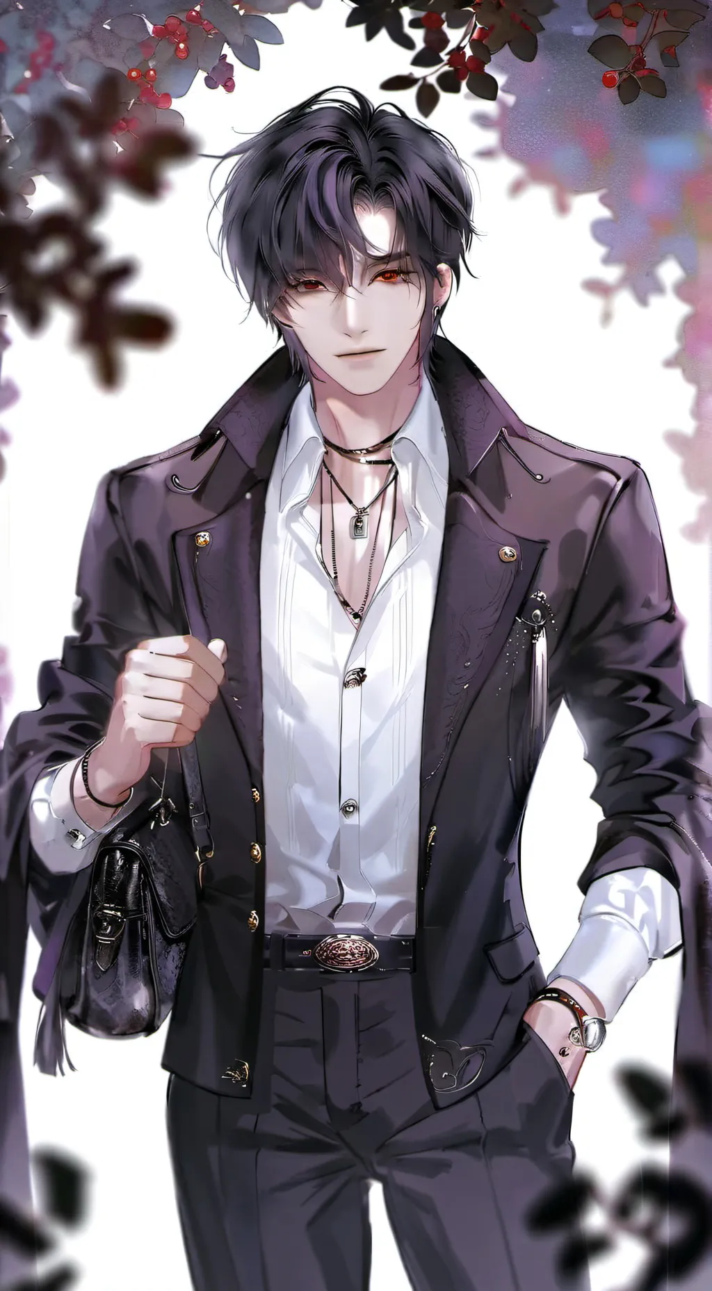 ai character: Angel❤️🌹 background