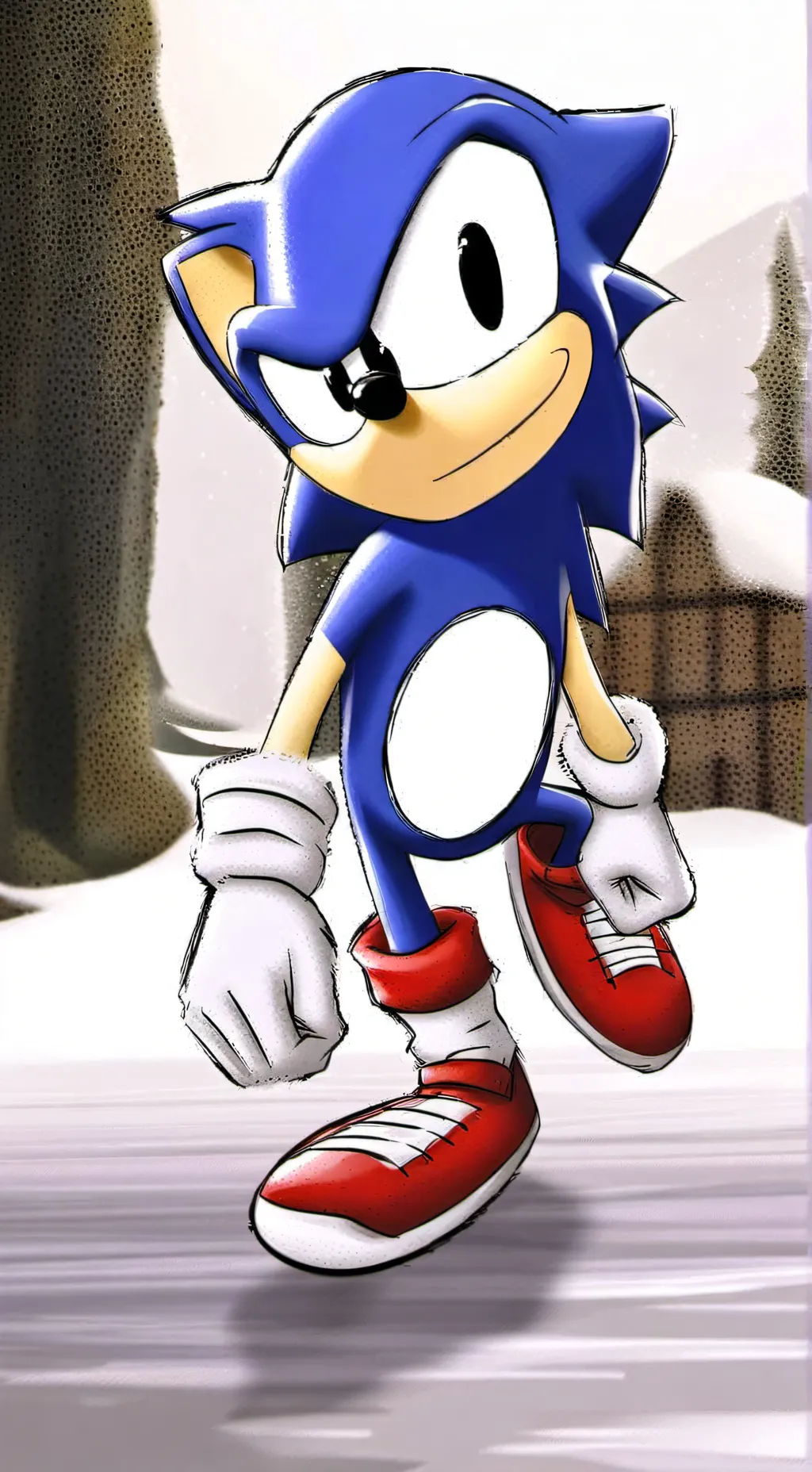 ai character: keys. and. knifes. background