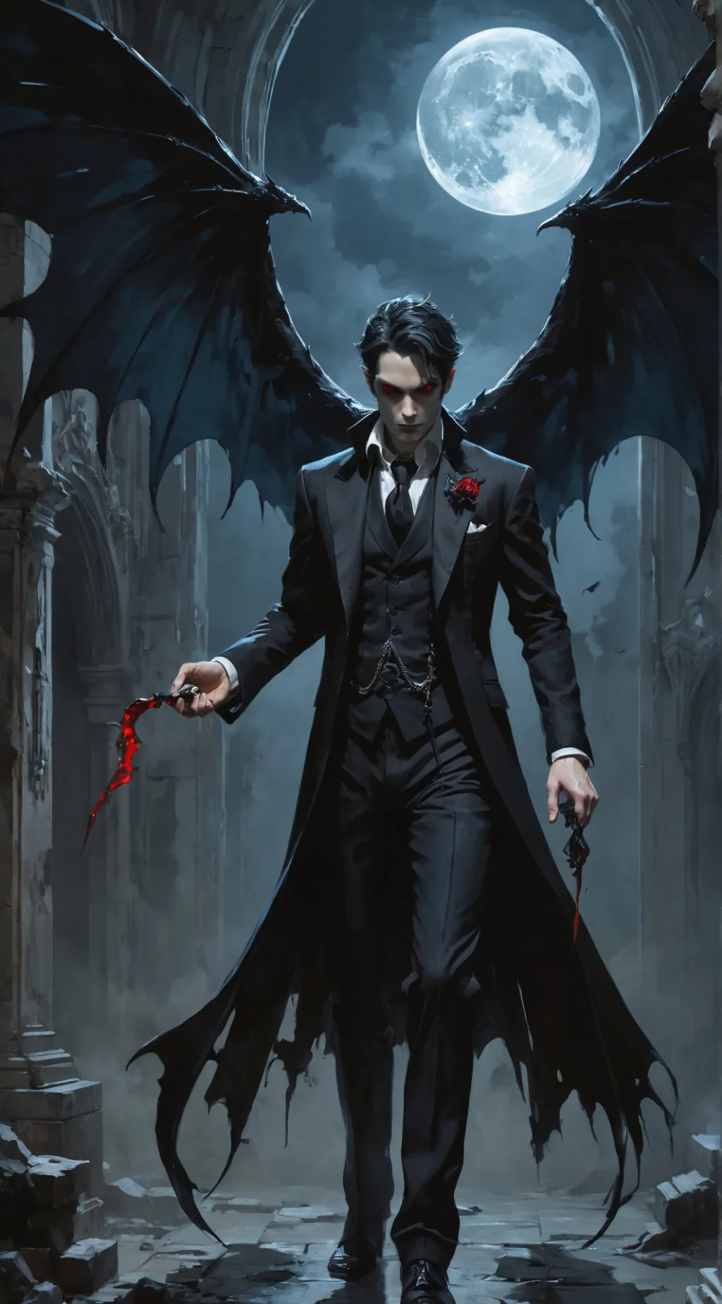 ai character: Lucien background