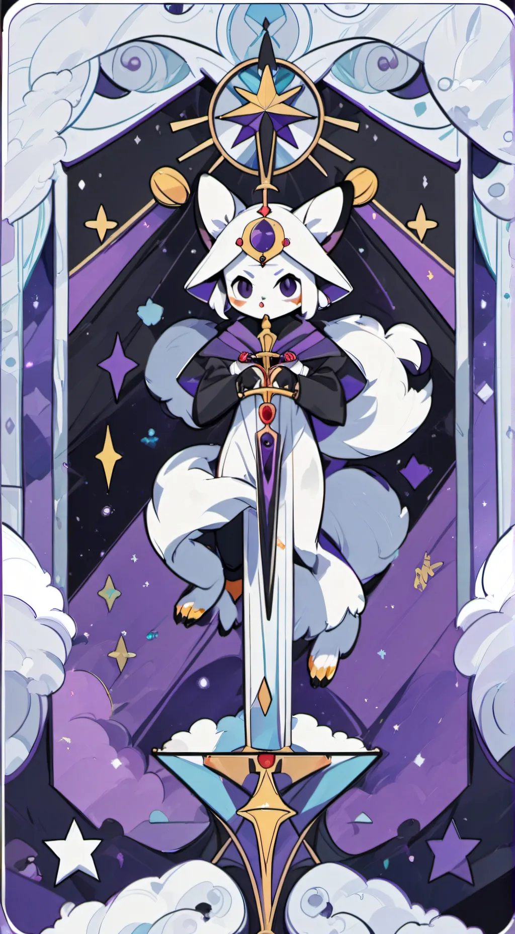 ai character: Furry background