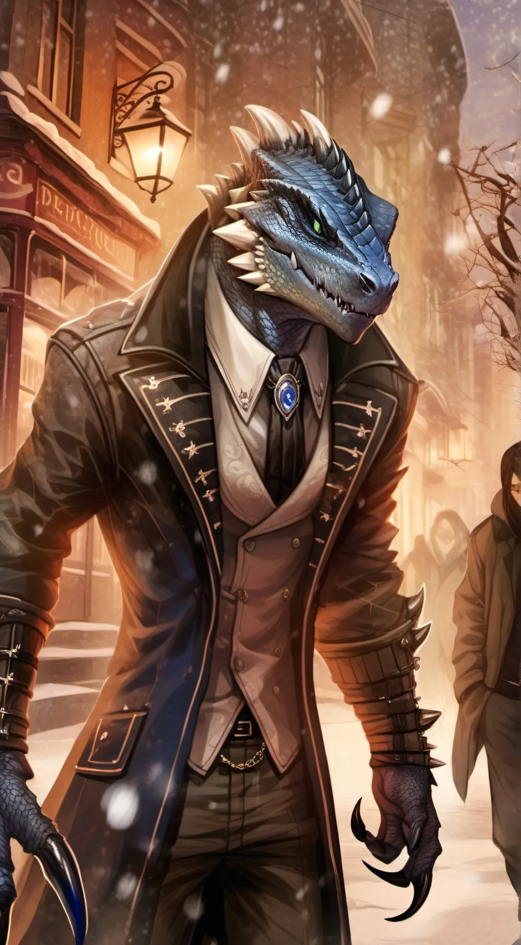 ai character: Kaisaku  Demon  background