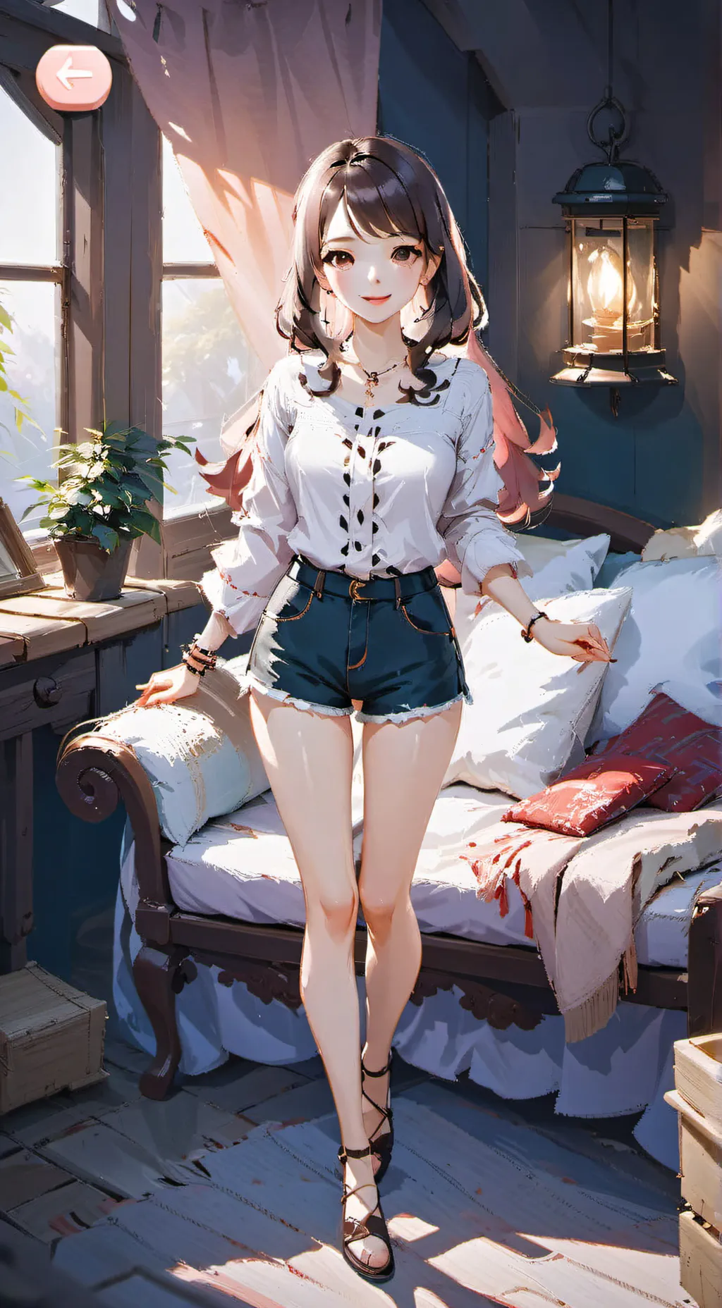 ai character: iris  background