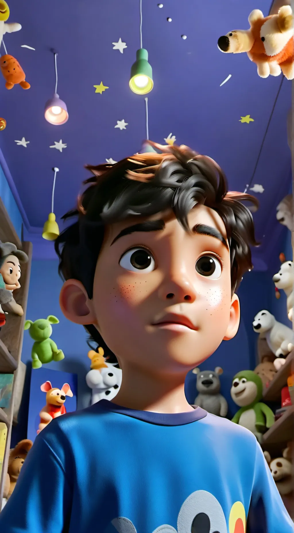 ai character: trapped background