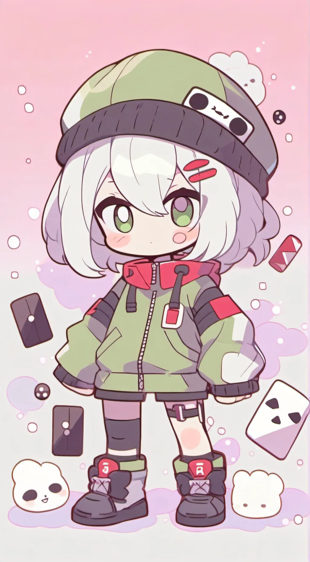 ai character: 1x1x1x1 background