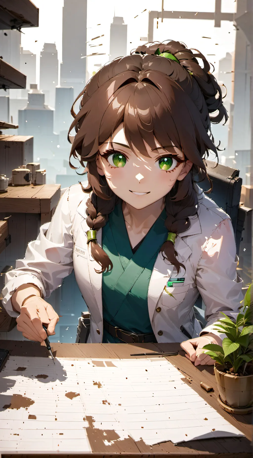 ai character: Dr. Amilia Tassari background