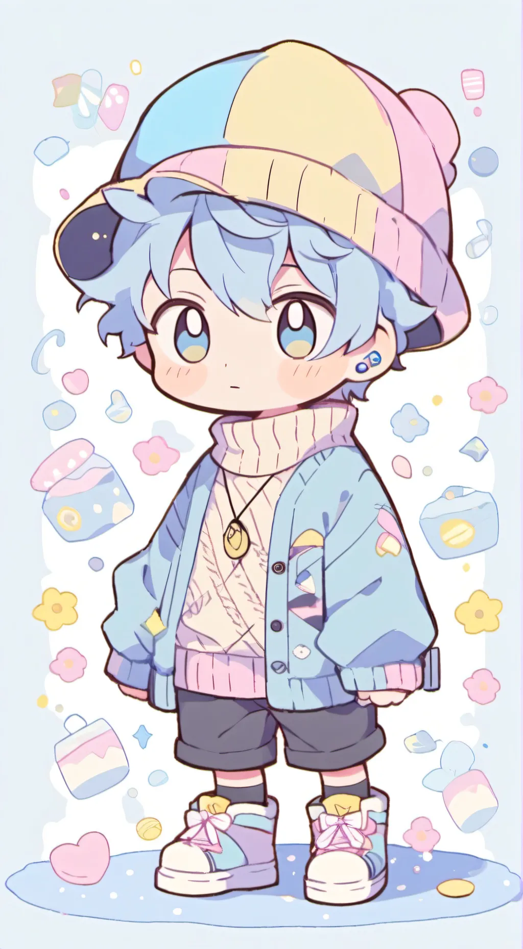 ai character: Baby Saja  background