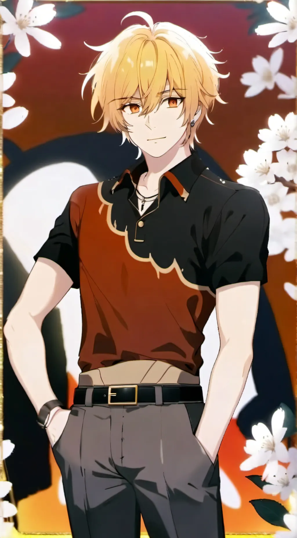 ai character: boy background