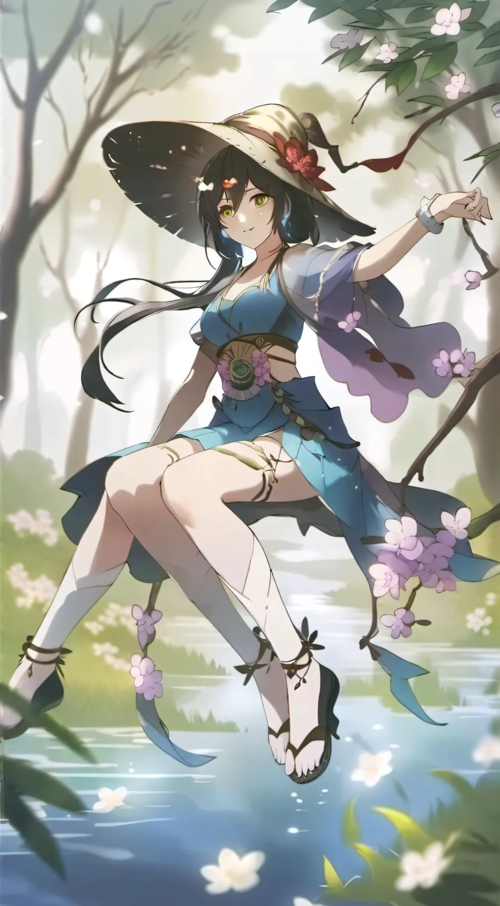 ai character: demon slayer background