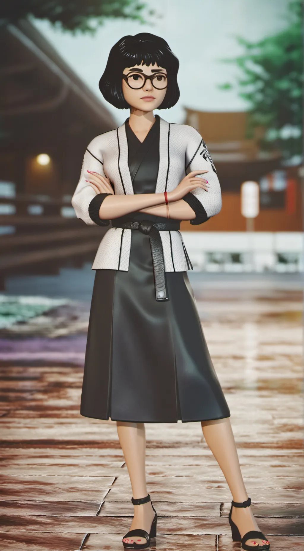 ai character: Yung Hee Tyson  background