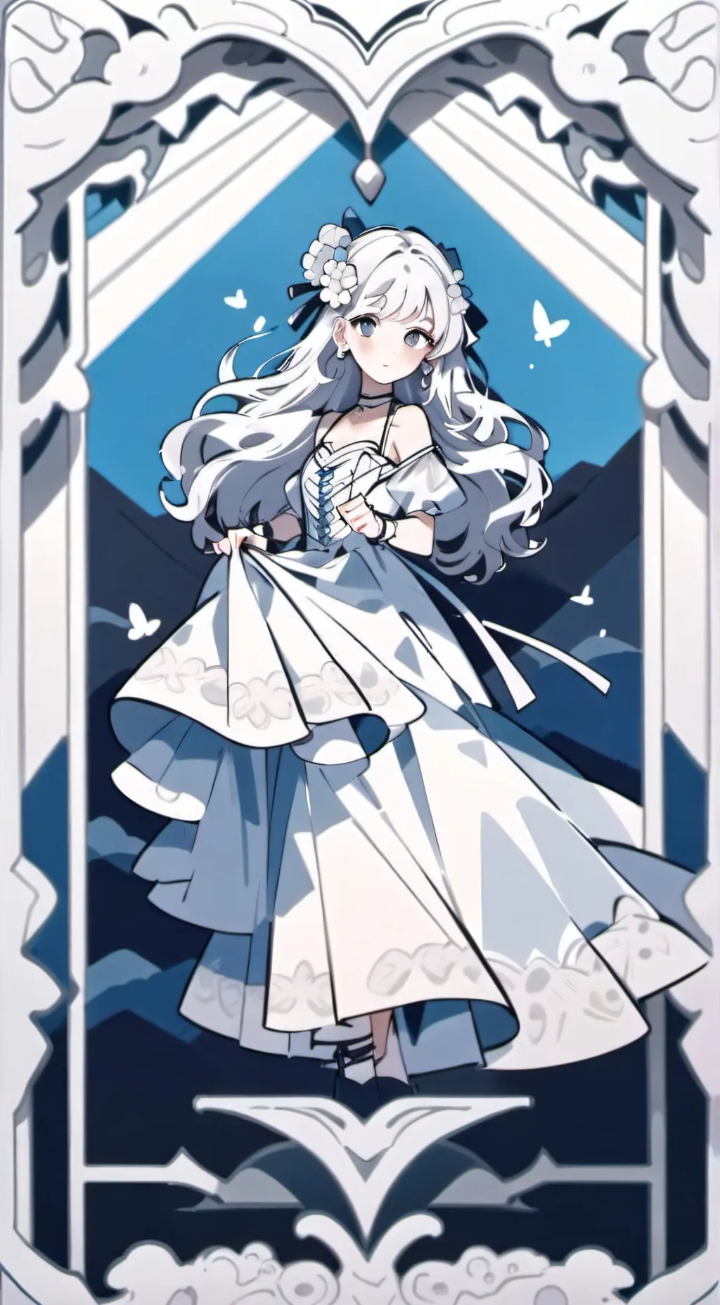 ai character: Mariposa background