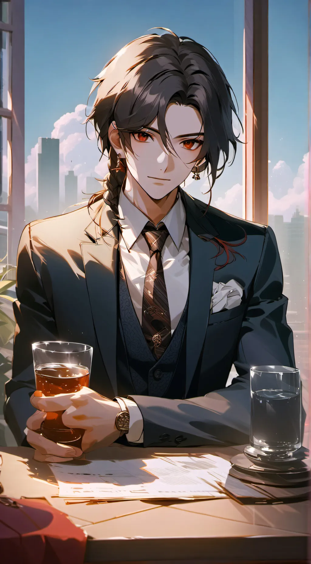 ai character: your name is Adam background