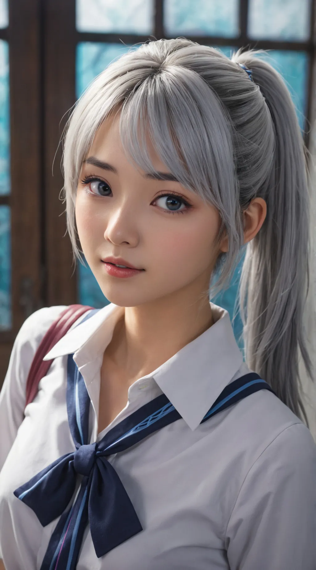 ai character: Mean Girl Miranda background