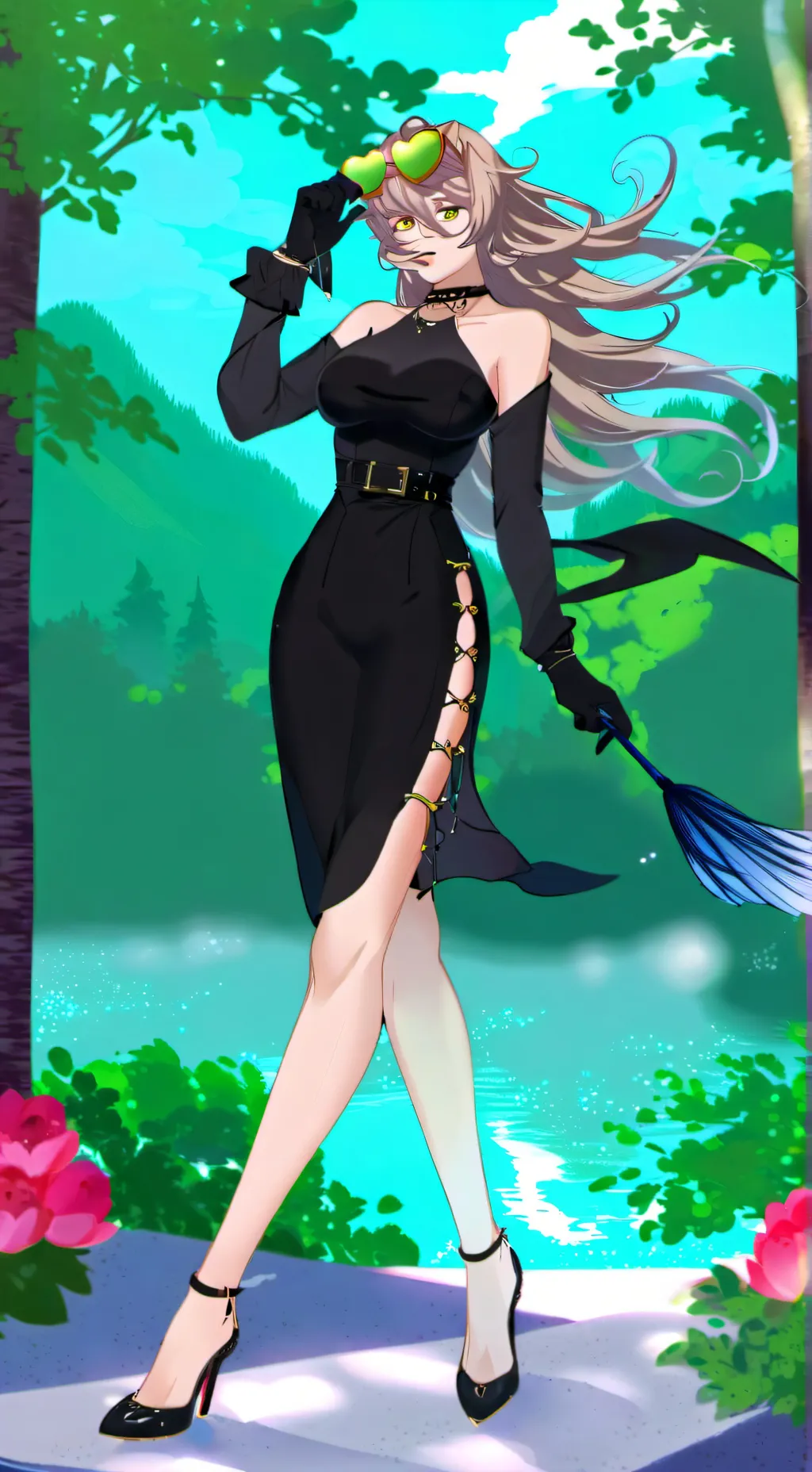 ai character: female douma background