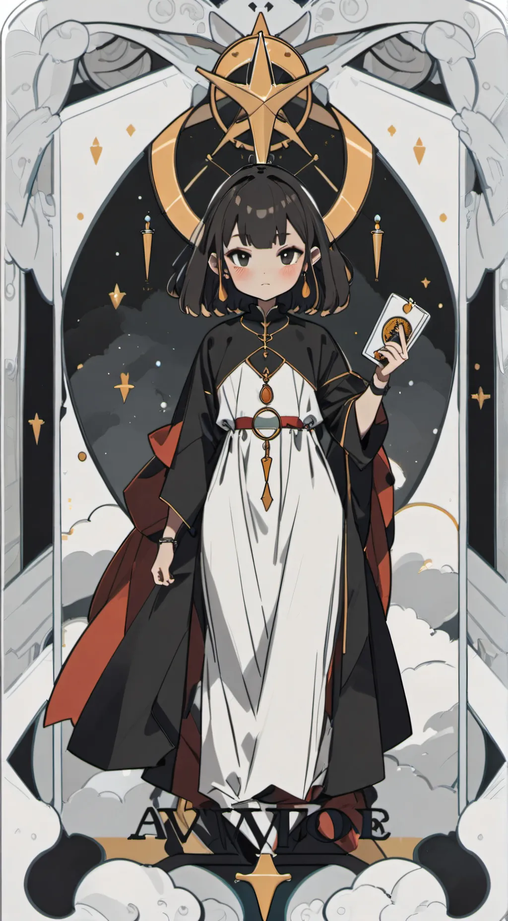 ai character: solar background