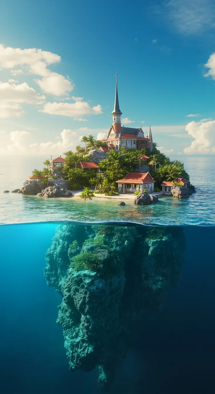 ai character: suck in a island  background