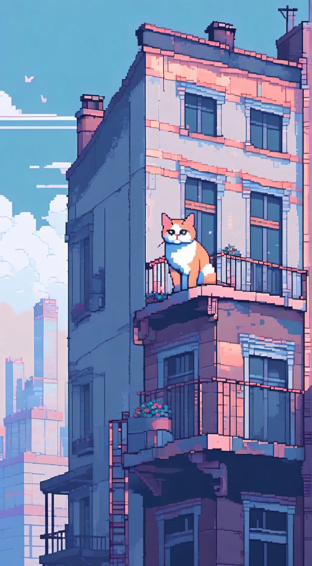 ai character: silly cat background