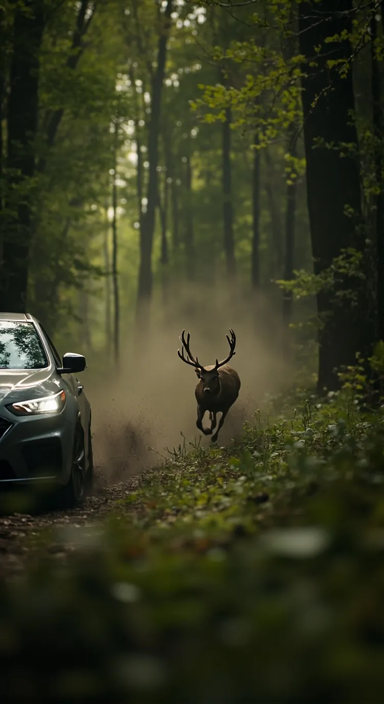 ai character: Car crash background