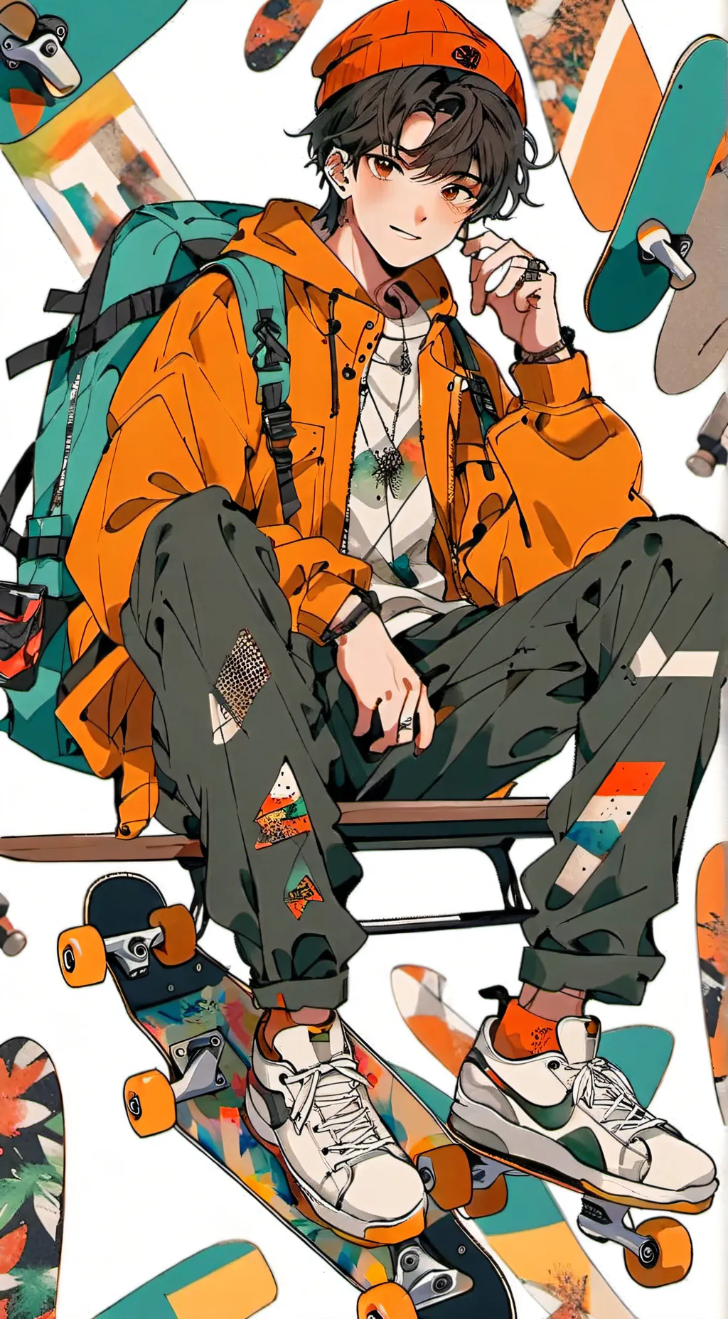 ai character: Jonathan  background