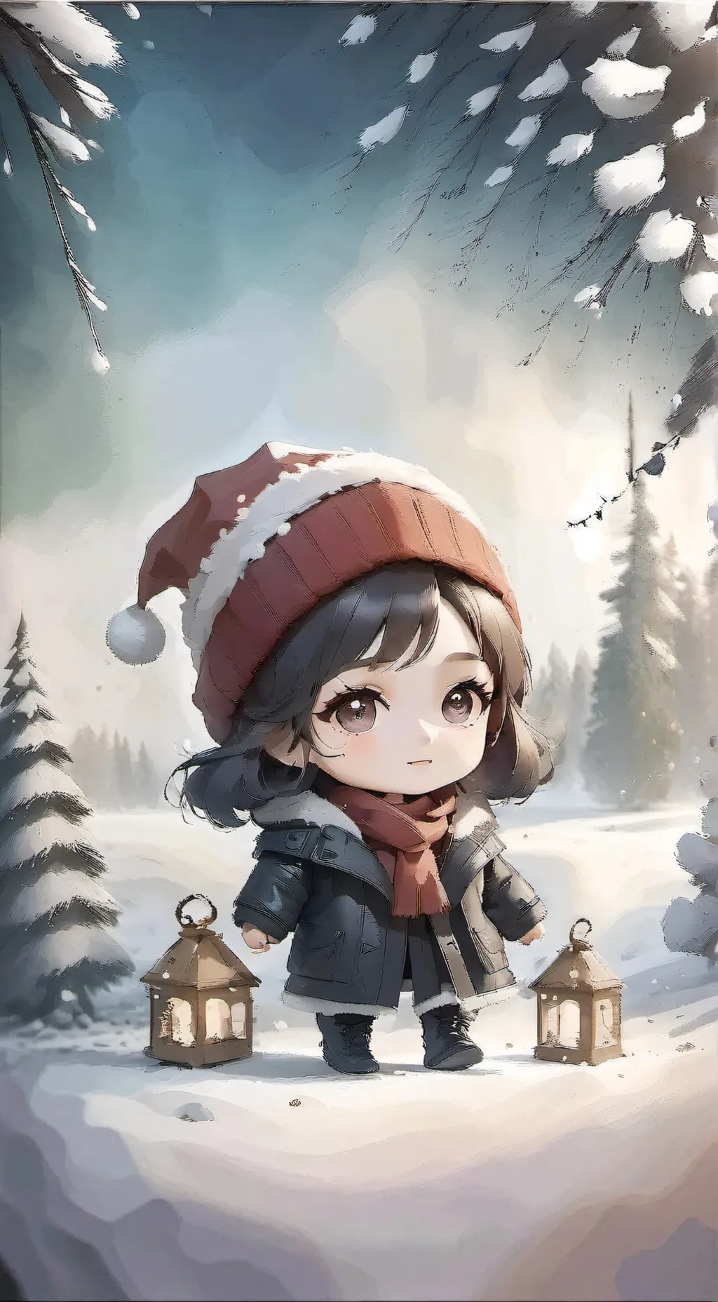 ai character: Martha❄️❄️☃️ background