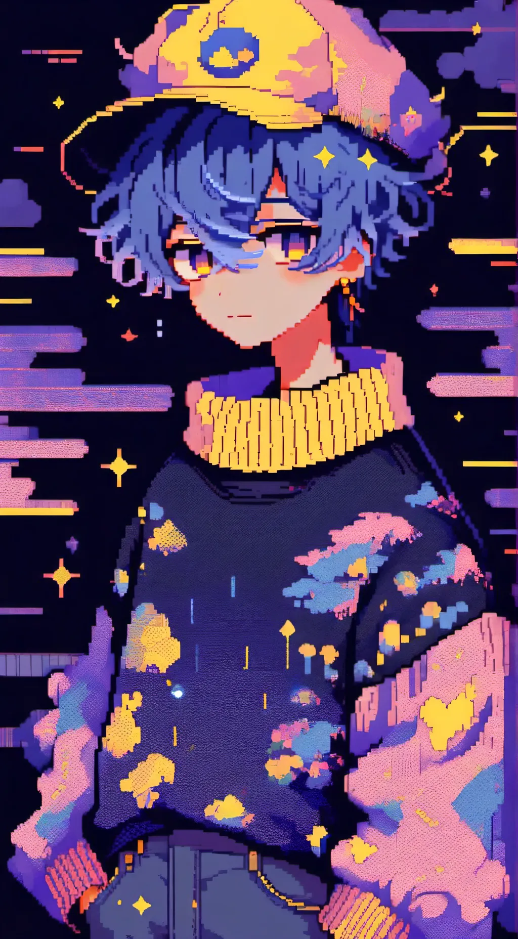 ai character: Baby saja background