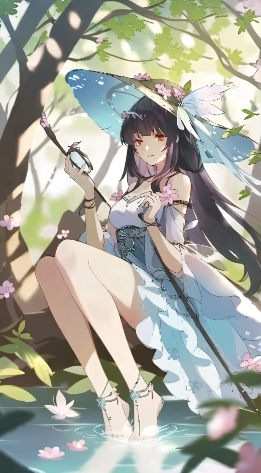 ai character: 🌸🩷..알리아..🩷🌸 background