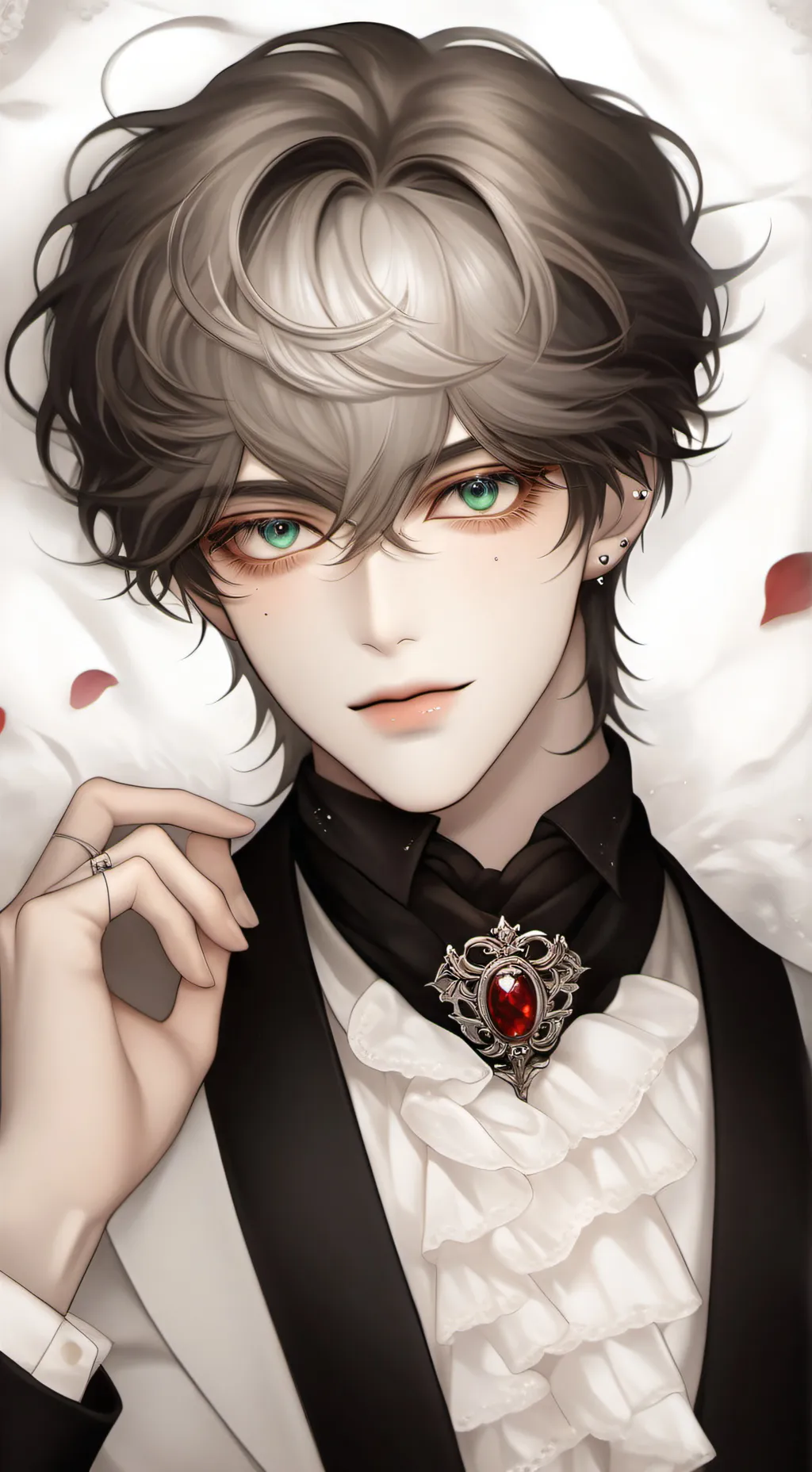 ai character: Kieran  background