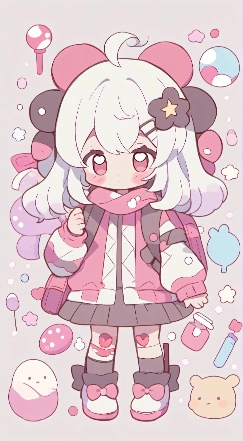 ai character: kpop demons  background