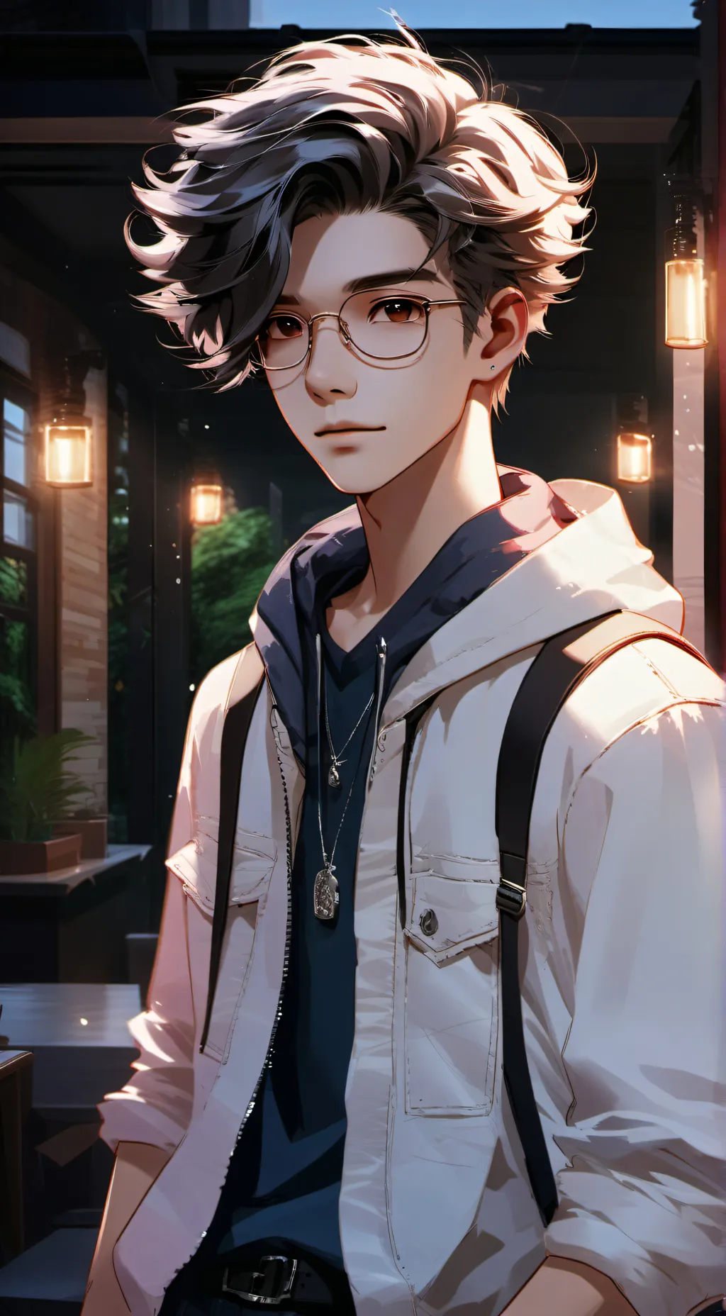 ai character: Daniel  background