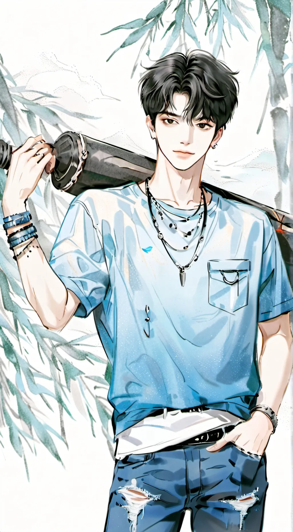 ai character: Adrian~|• background