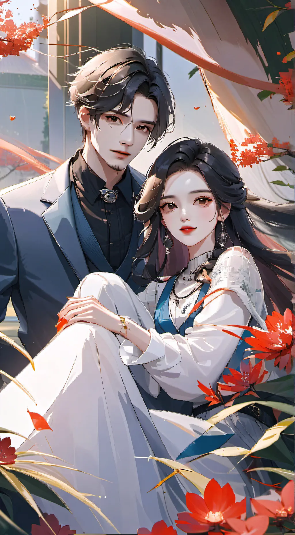 ai character: James and Lily background