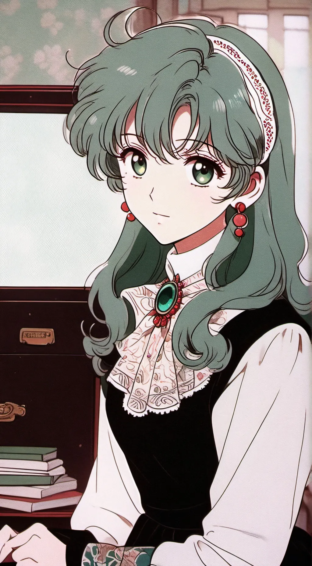 ai character: Mina  background